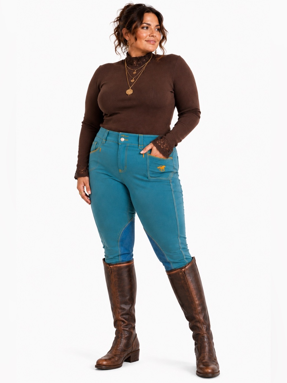 HORSE GIRLS!!! NWOT Piper Evolution Full Seat Breeches by SmartPak